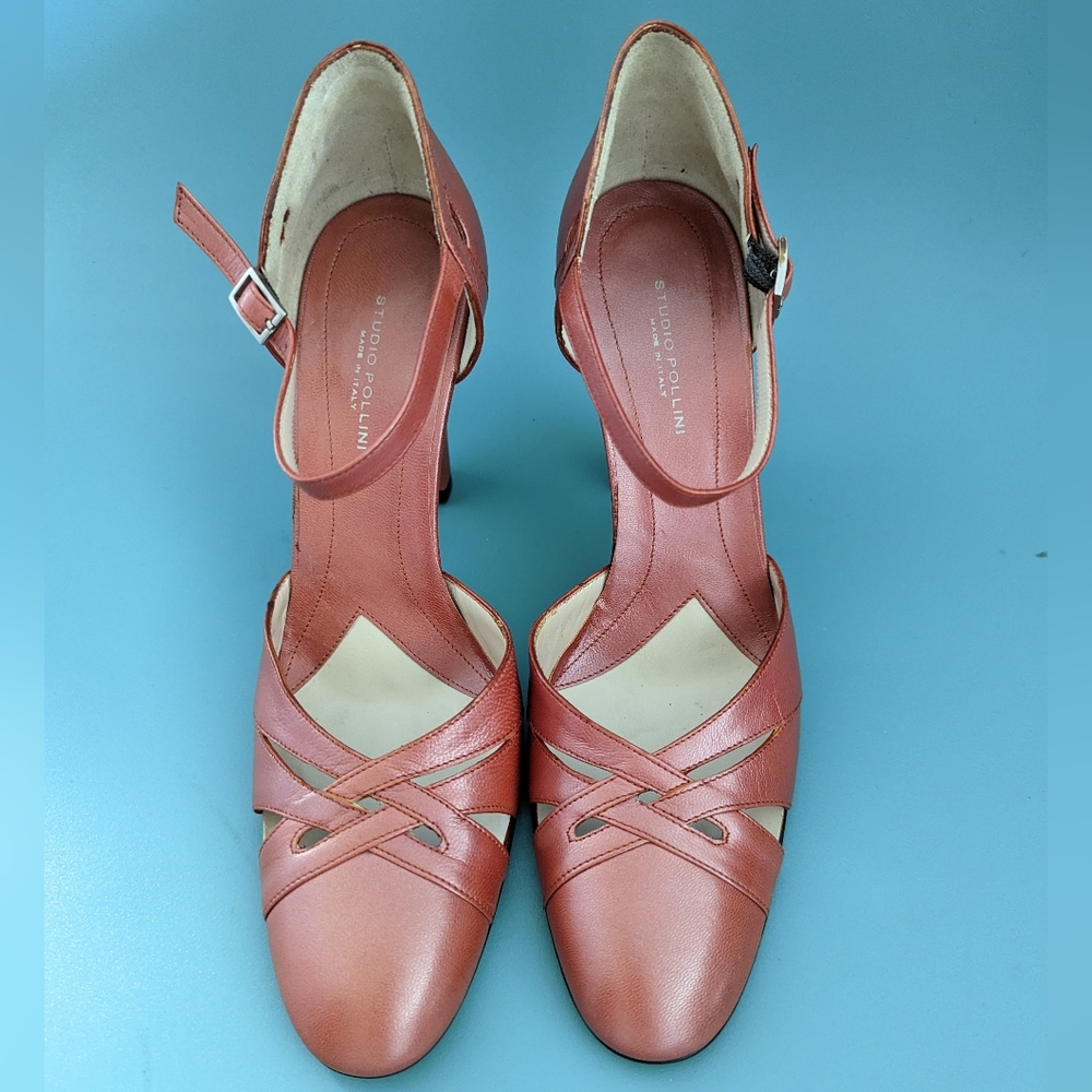 Shoes - Studio Pollini, Leather, Made in Italy, Size 37 Italian sizing.